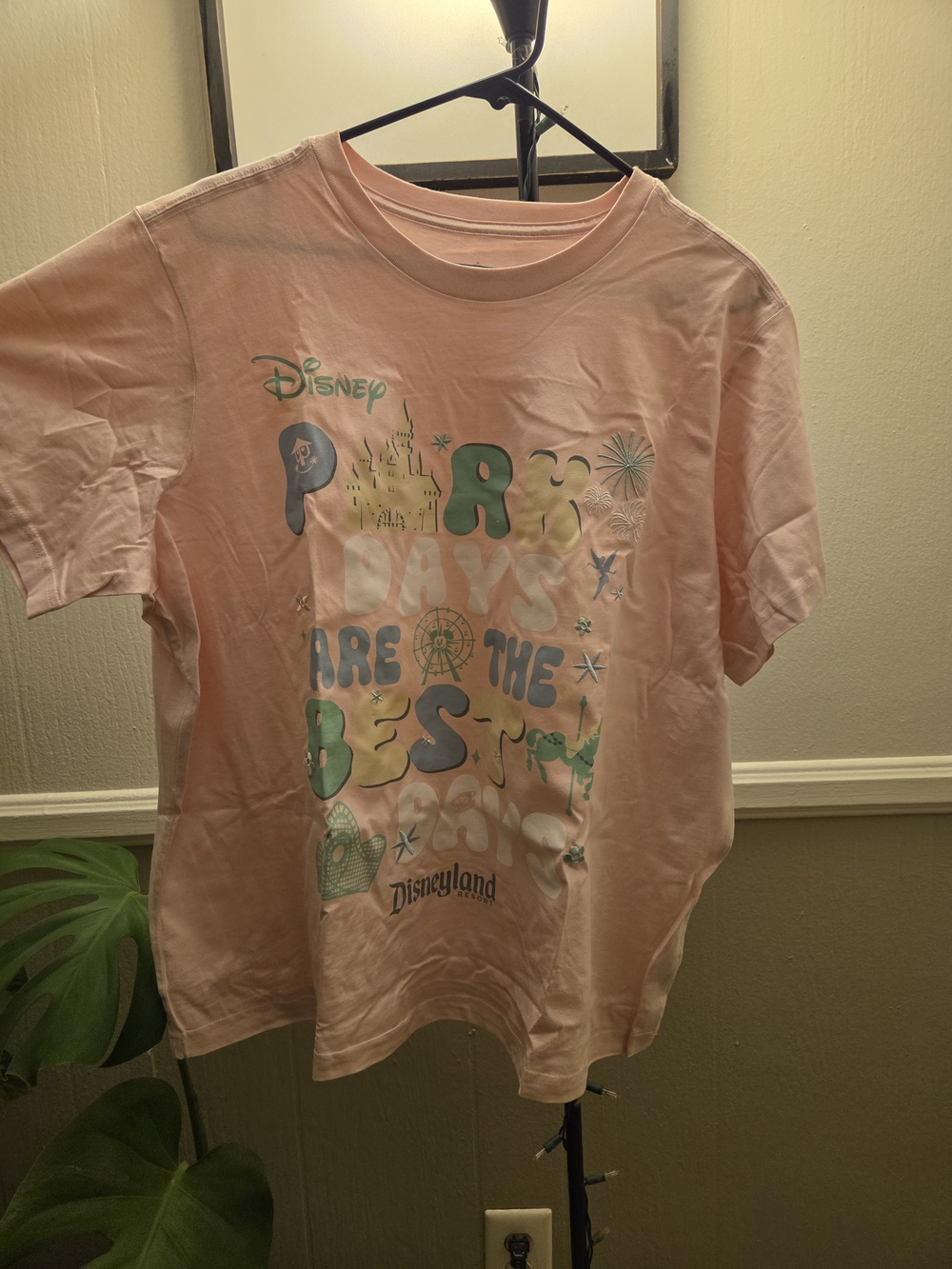 Disney Pink Kids Short Sleeve 'Parks Are The Best' Graphic Tee